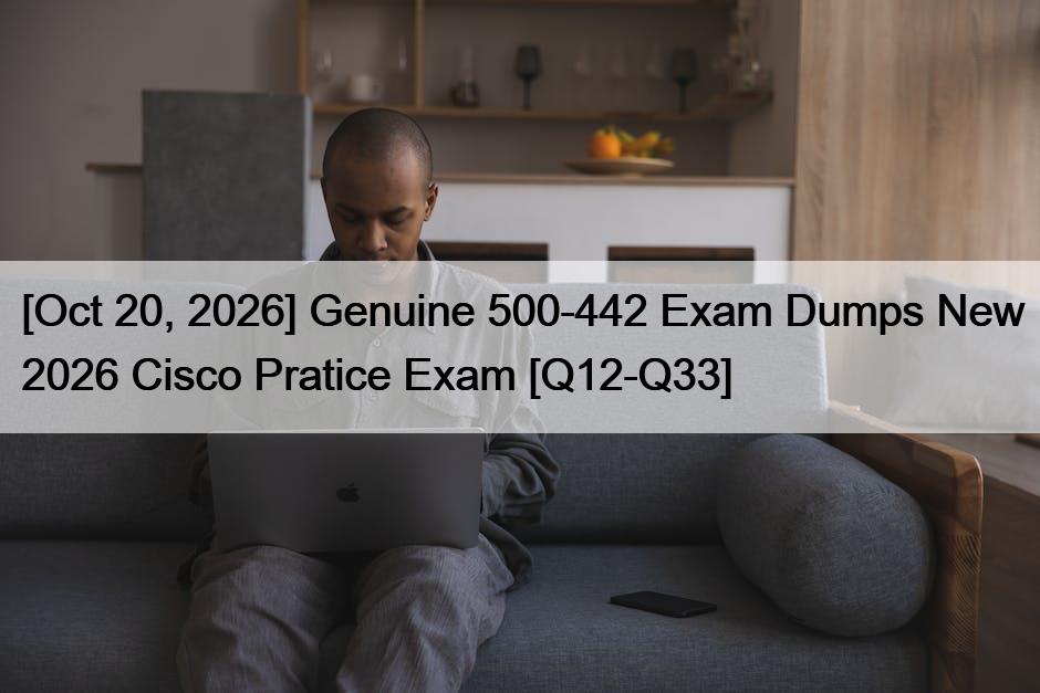 [Oct 20, 2026] Genuine 500-442 Exam Dumps New 2026 Cisco Pratice Exam [Q12-Q33]
